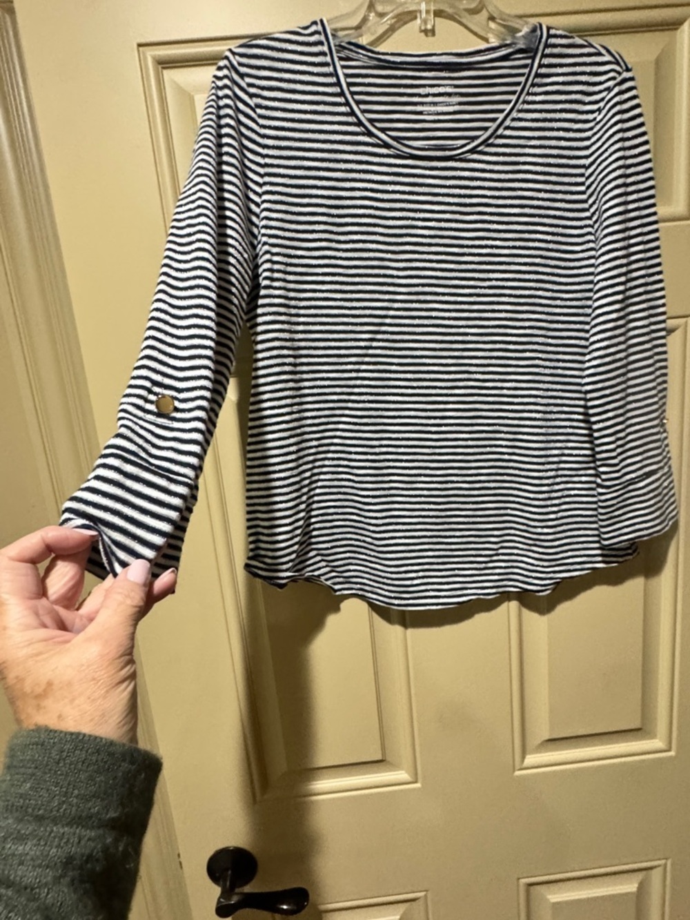 Chico's set of 2 3/4 Sleeve Tee - Picture 6 of 16